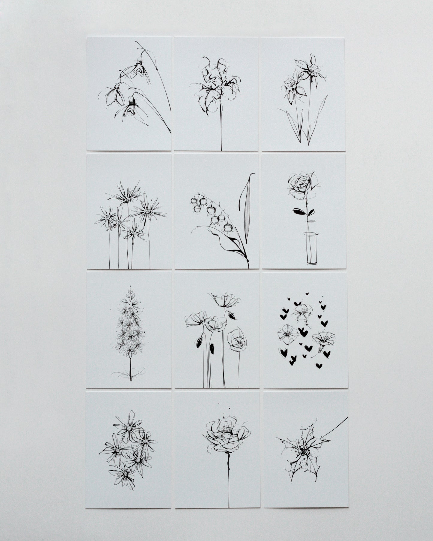 MYSTERY POSTCARD SET OF 6