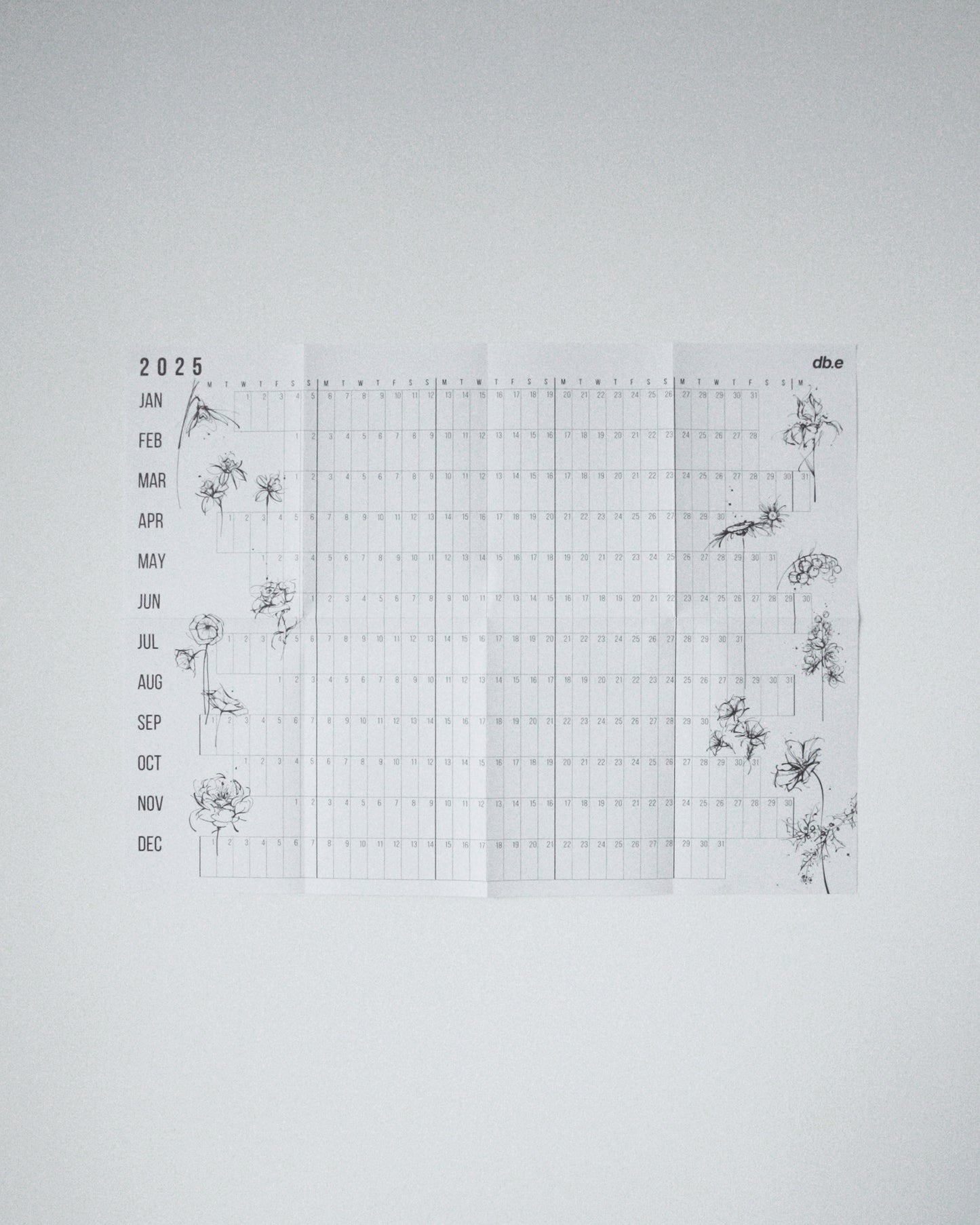 2025 YEARLY WALL PLANNER