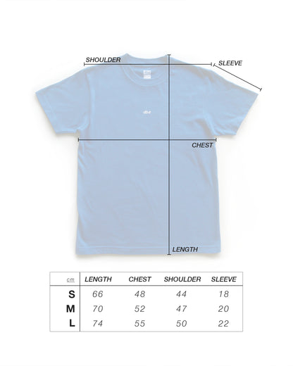 db.e Tee 01: Blue [1 colour]