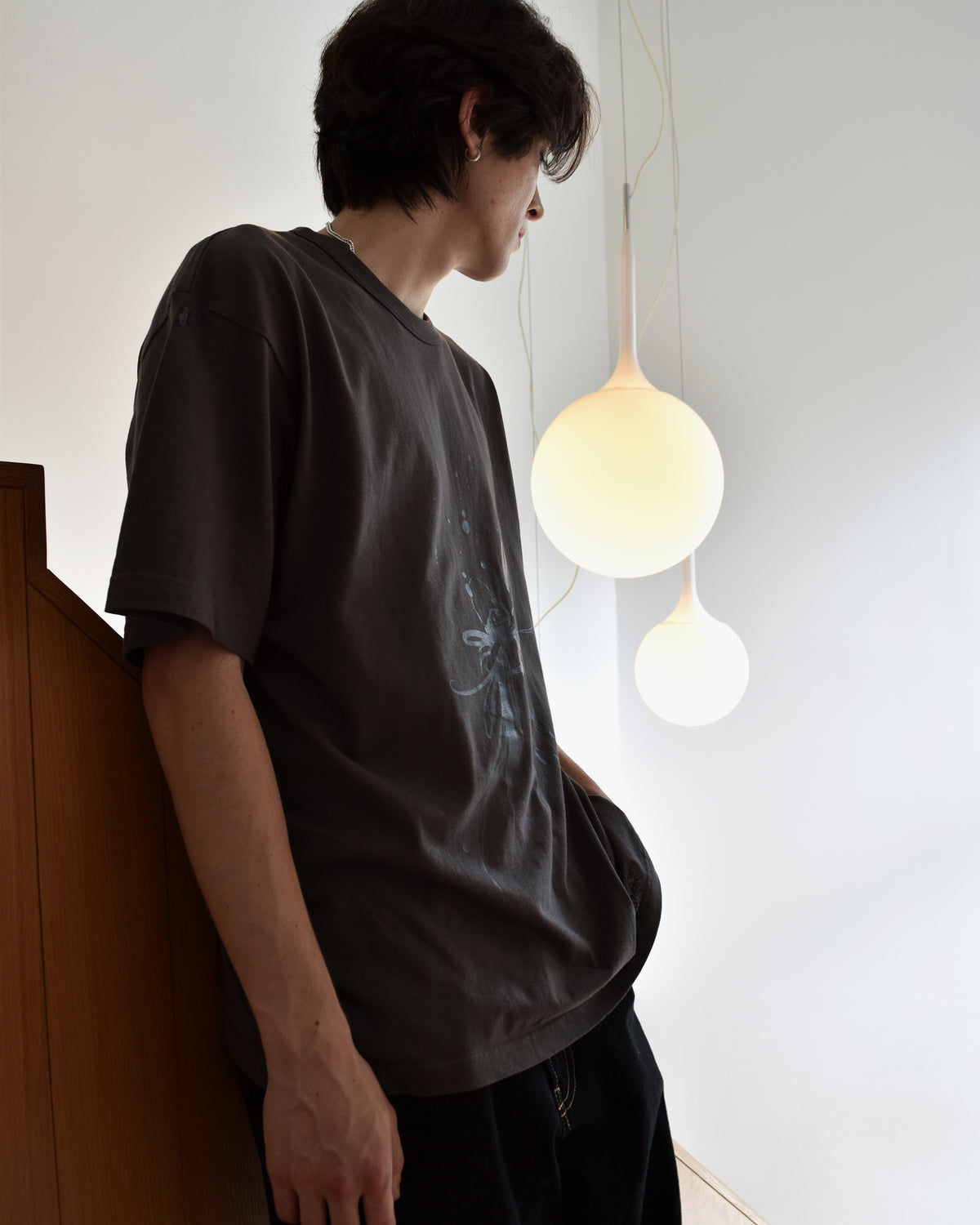 Archive Tee 01: Wildflower [charcoal]