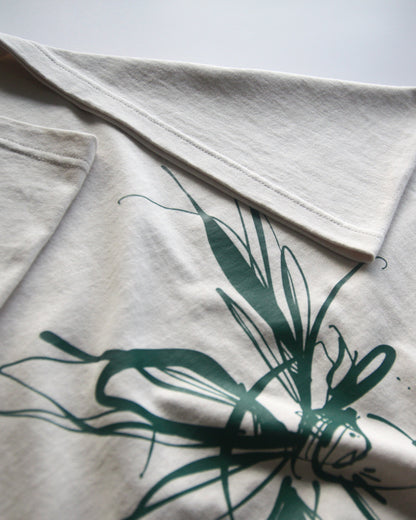 Archive Tee 01: Wildflower [cream]