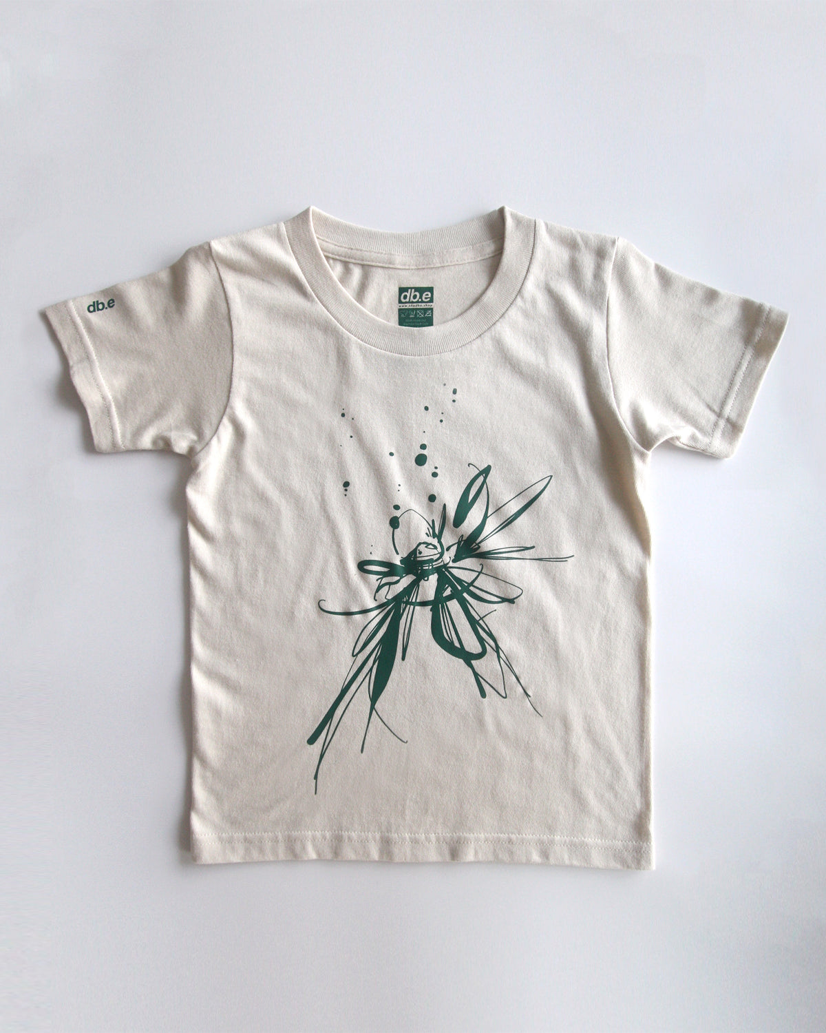 Archive Tee 02: Wildflower toddler [cream]