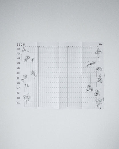 2025 YEARLY WALL PLANNER